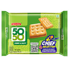 Britannia 50 50 SWEET & SALTY Biscuit 150g