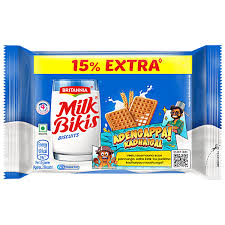 Britannia Milk Bikis Biscuit 160g+25g Extra