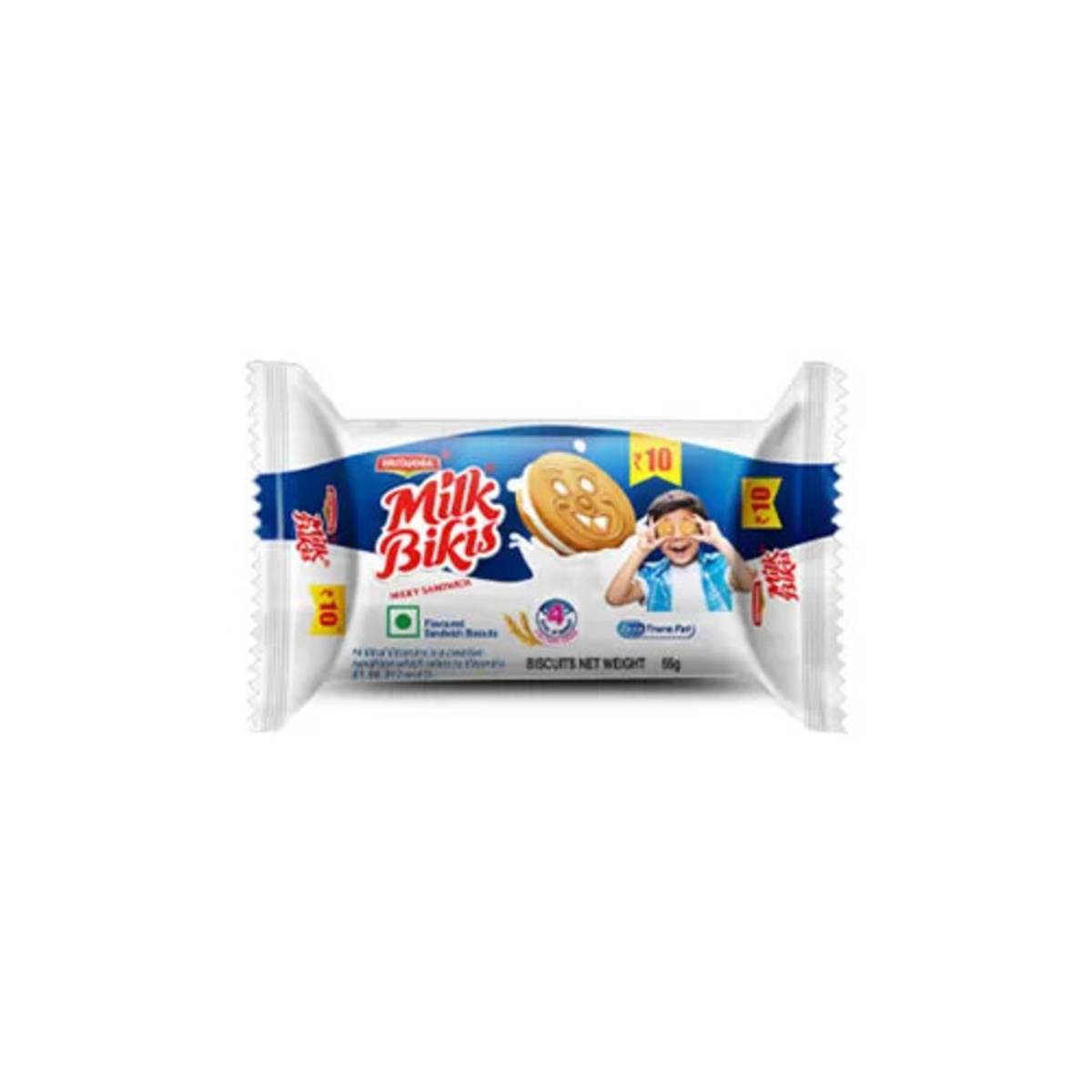 Britannia Milk Bikis SANDWICH Biscuit 57.5g