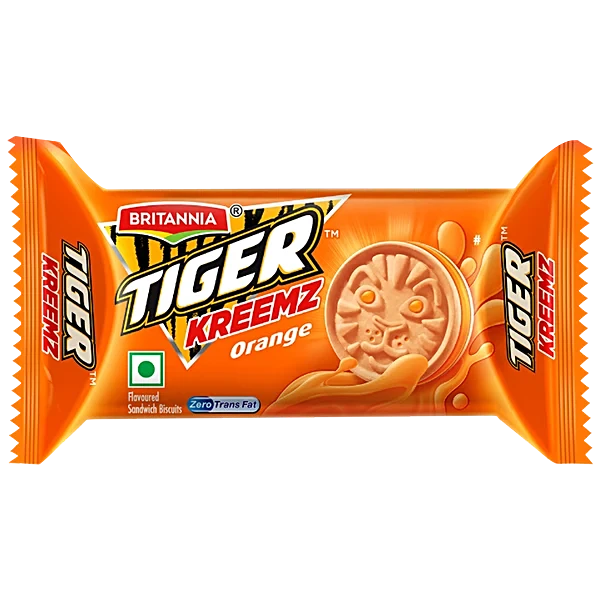 Britannia Tiger Kreemz Orange Biscuit 30.2g