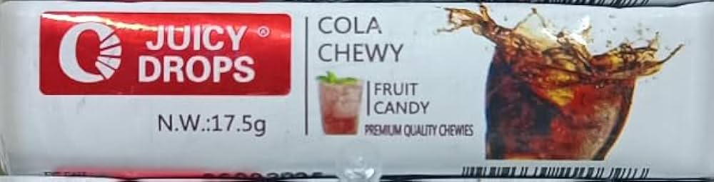 Juicy Drops Cola Chewy Candy 17.5g