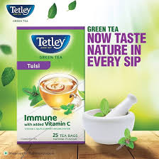 Tetley Green Tea TULSI 25 Tea Bags